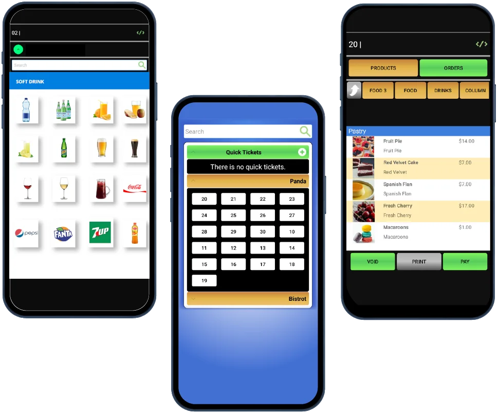 Aplicação Comanda Digital em telemóveis
