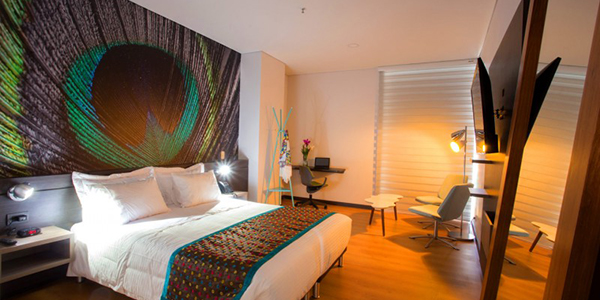 Hotel Vivre is in the center of Medellin