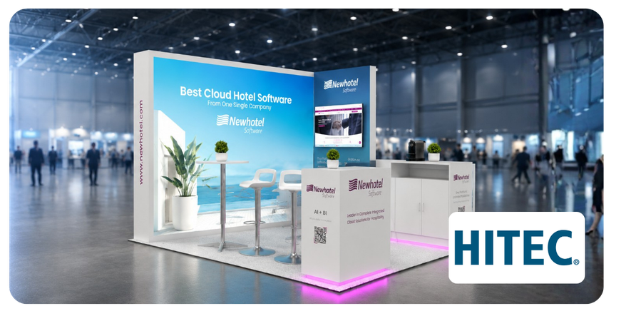 Newhotel Unveils AI-Powered PMS with Integrated BI at HITEC 2026.